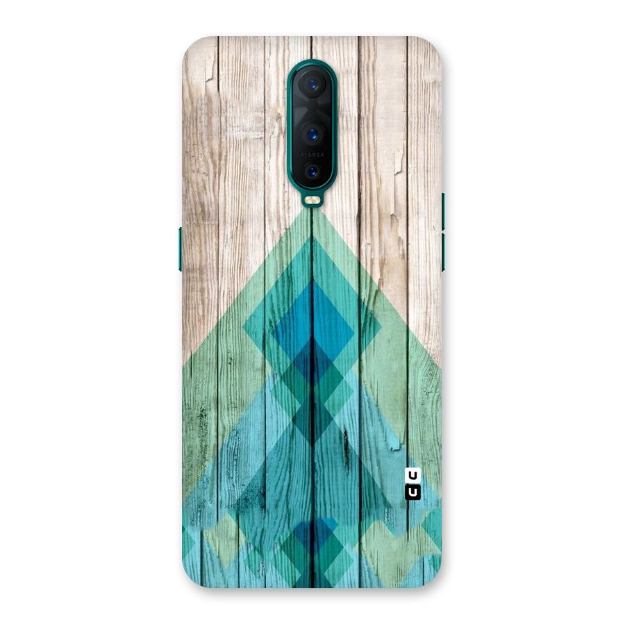 Abstract Green And Wood Back Case for Oppo R17 Pro