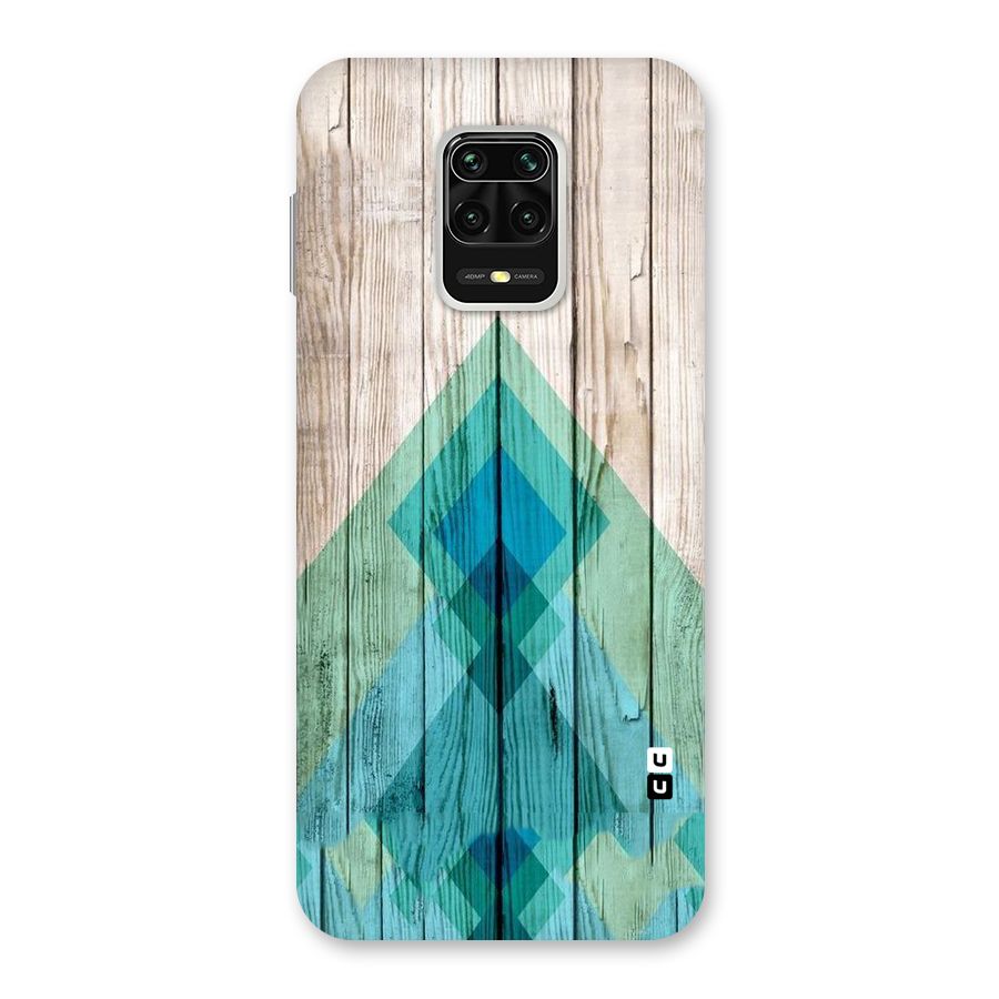 Abstract Green And Wood Back Case for Poco M2 Pro