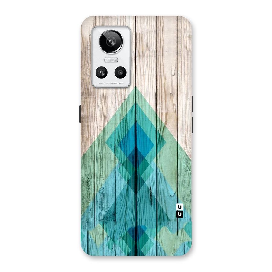 Abstract Green And Wood Back Case for Realme GT Neo 3