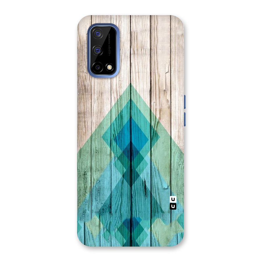Abstract Green And Wood Back Case for Realme Narzo 30 Pro