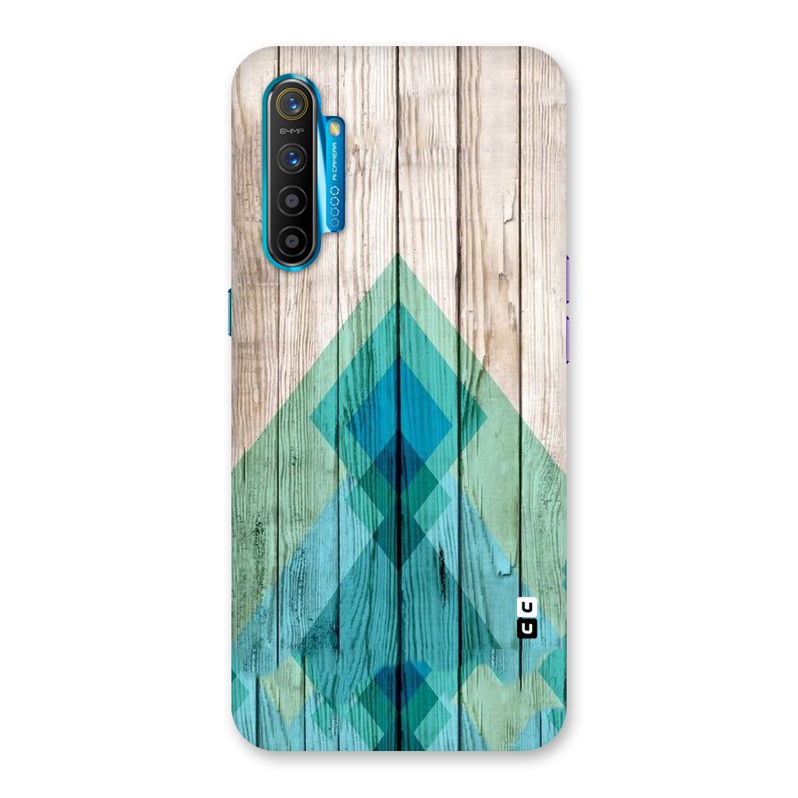 Abstract Green And Wood Back Case for Realme XT