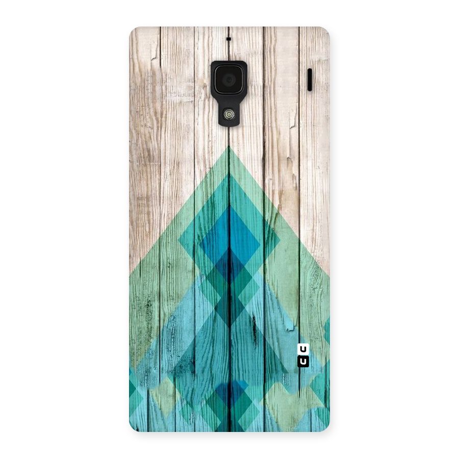Abstract Green And Wood Back Case for Redmi 1S
