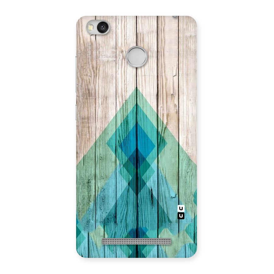 Abstract Green And Wood Back Case for Redmi 3S Prime