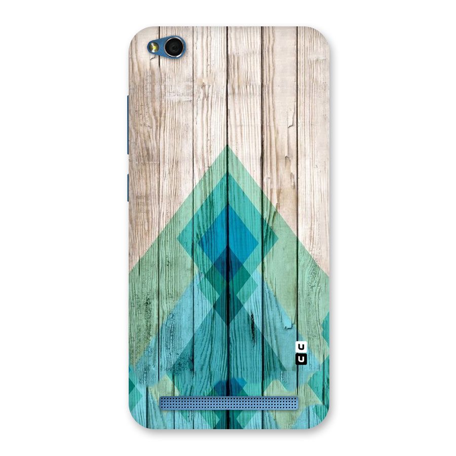 Abstract Green And Wood Back Case for Redmi 5A