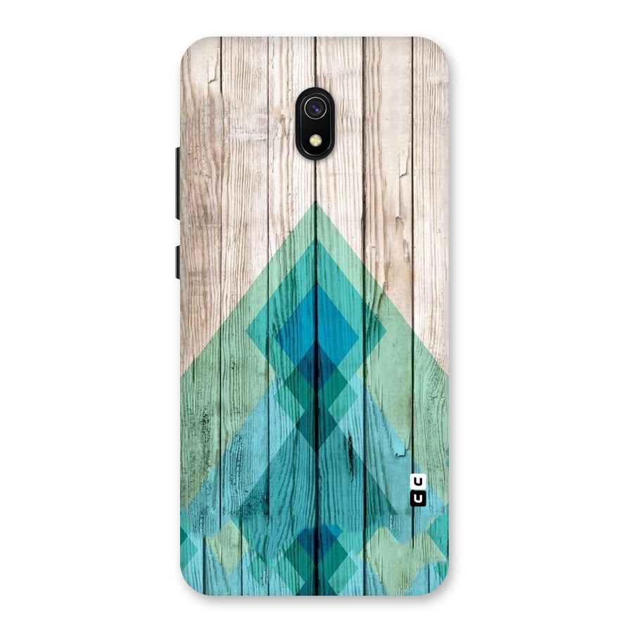 Abstract Green And Wood Back Case for Redmi 8A