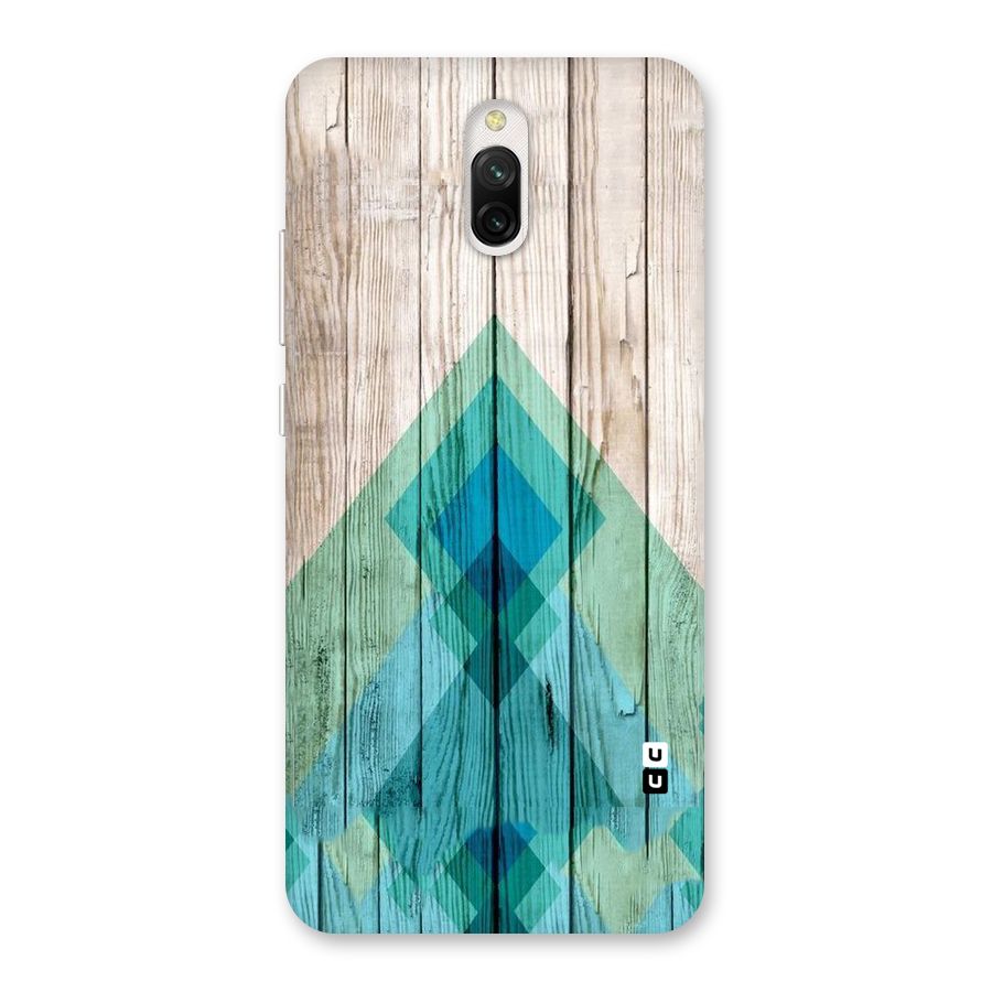 Abstract Green And Wood Back Case for Redmi 8A Dual
