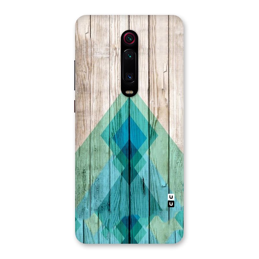 Abstract Green And Wood Back Case for Redmi K20