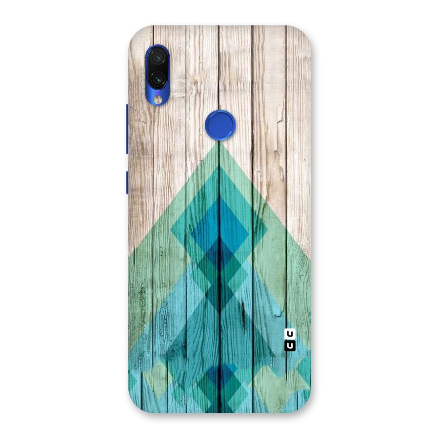 Abstract Green And Wood Back Case for Redmi Note 7S