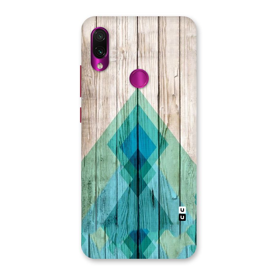 Abstract Green And Wood Back Case for Redmi Note 7 Pro