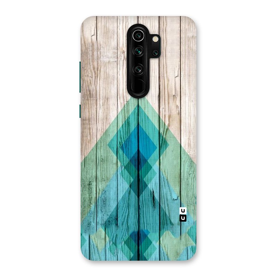 Abstract Green And Wood Back Case for Redmi Note 8 Pro