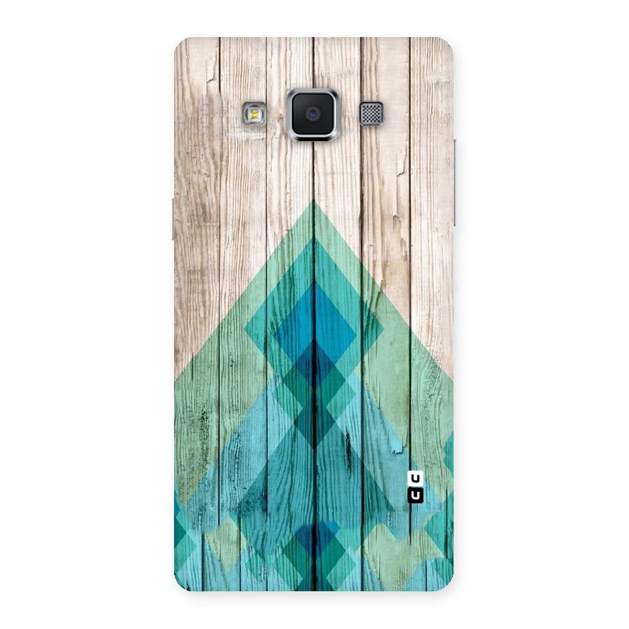 Abstract Green And Wood Back Case for Samsung Galaxy A5
