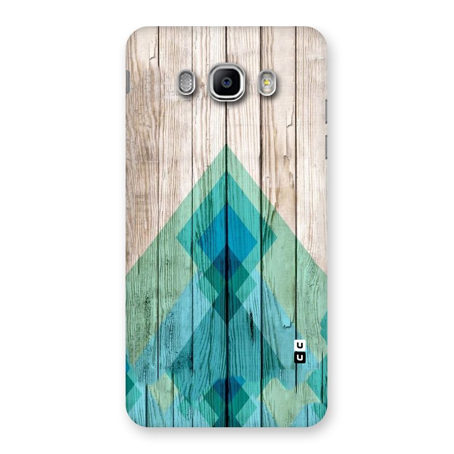 Abstract Green And Wood Back Case for Samsung Galaxy J5 2016