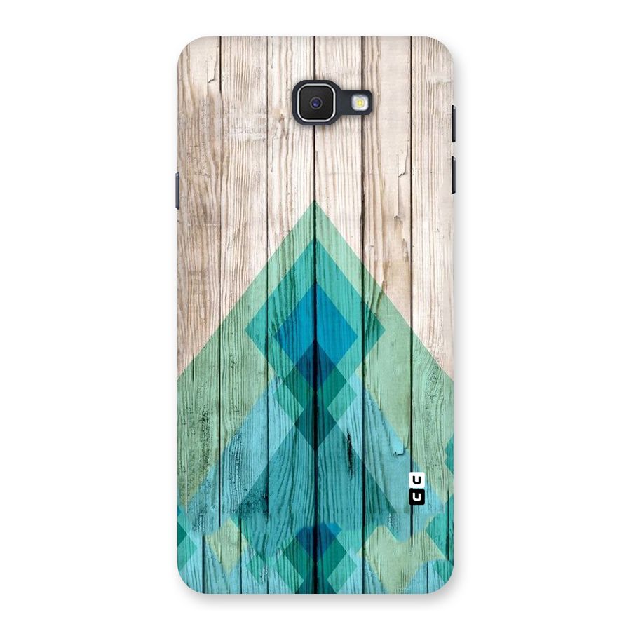 Abstract Green And Wood Back Case for Samsung Galaxy J7 Prime
