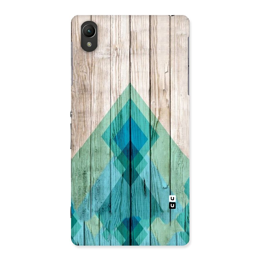 Abstract Green And Wood Back Case for Sony Xperia Z2