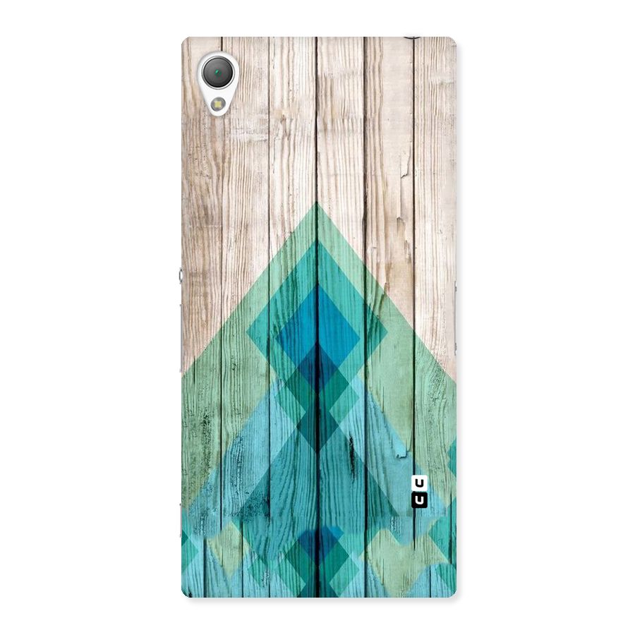 Abstract Green And Wood Back Case for Sony Xperia Z3