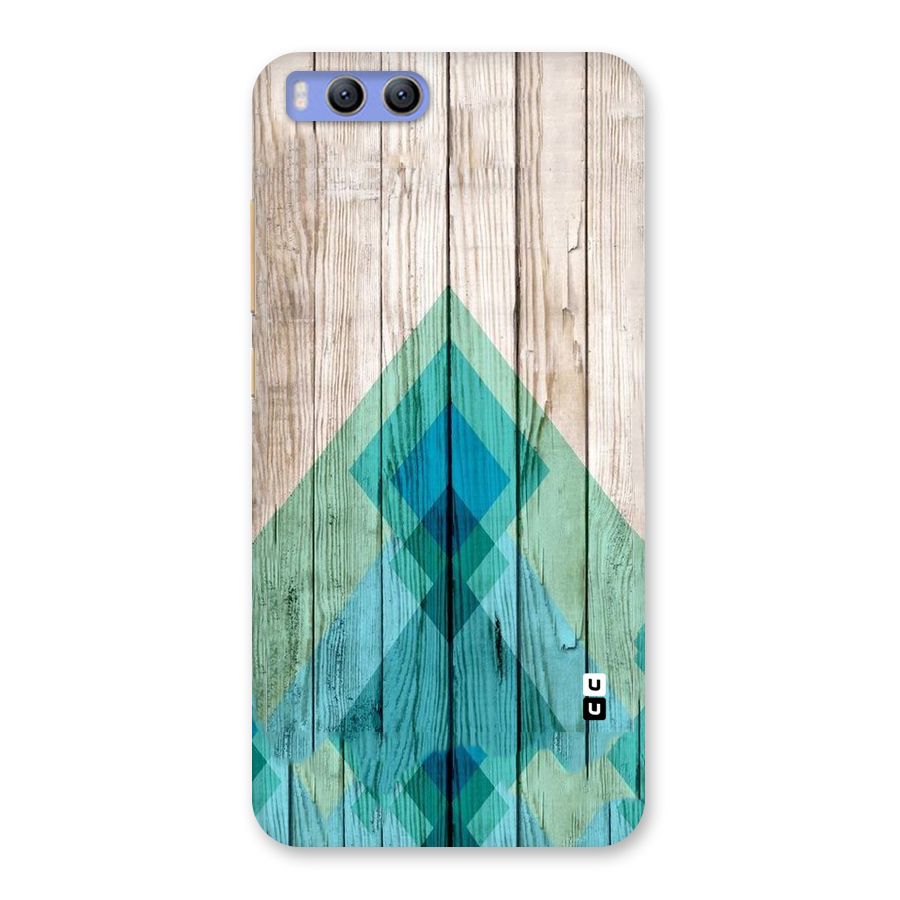 Abstract Green And Wood Back Case for Xiaomi Mi 6