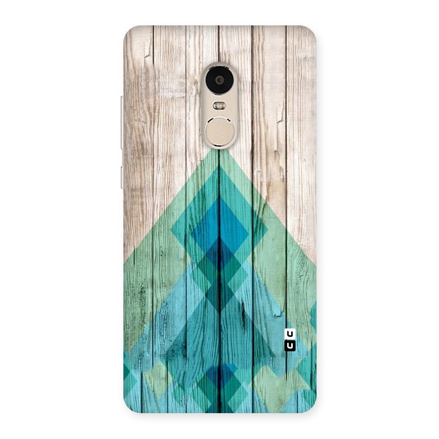 Abstract Green And Wood Back Case for Xiaomi Redmi Note 4