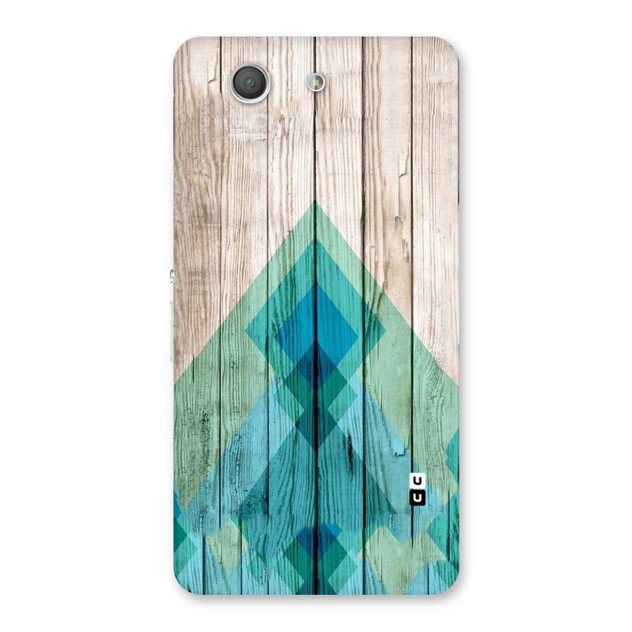 Abstract Green And Wood Back Case for Xperia Z3 Compact