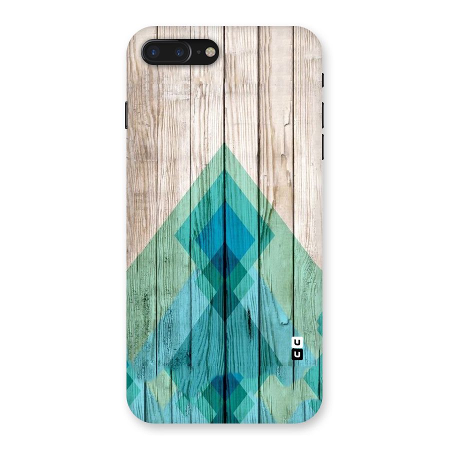 Abstract Green And Wood Back Case for iPhone 7 Plus