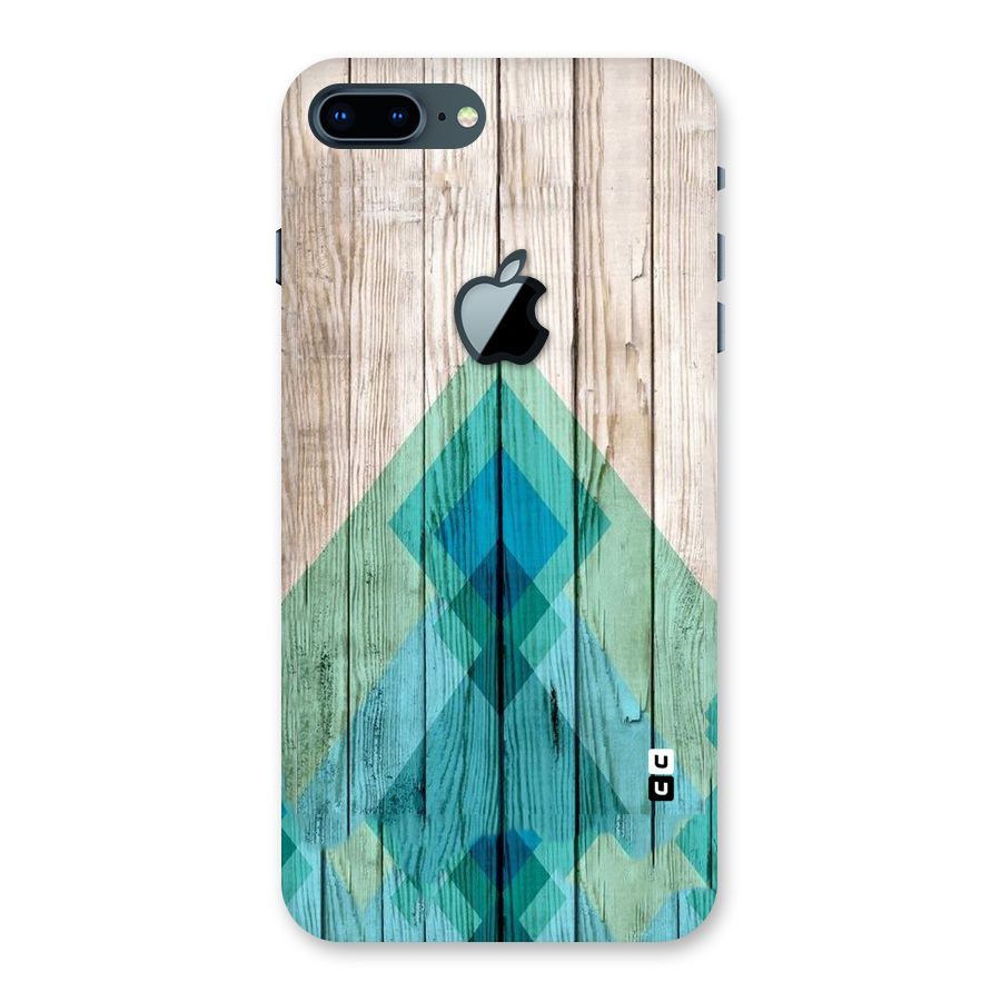 Abstract Green And Wood Back Case for iPhone 7 Plus Apple Cut