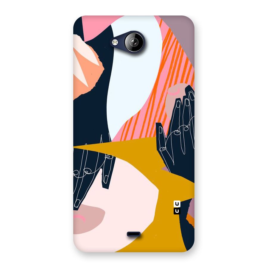 Abstract Hands Back Case for Canvas Play Q355
