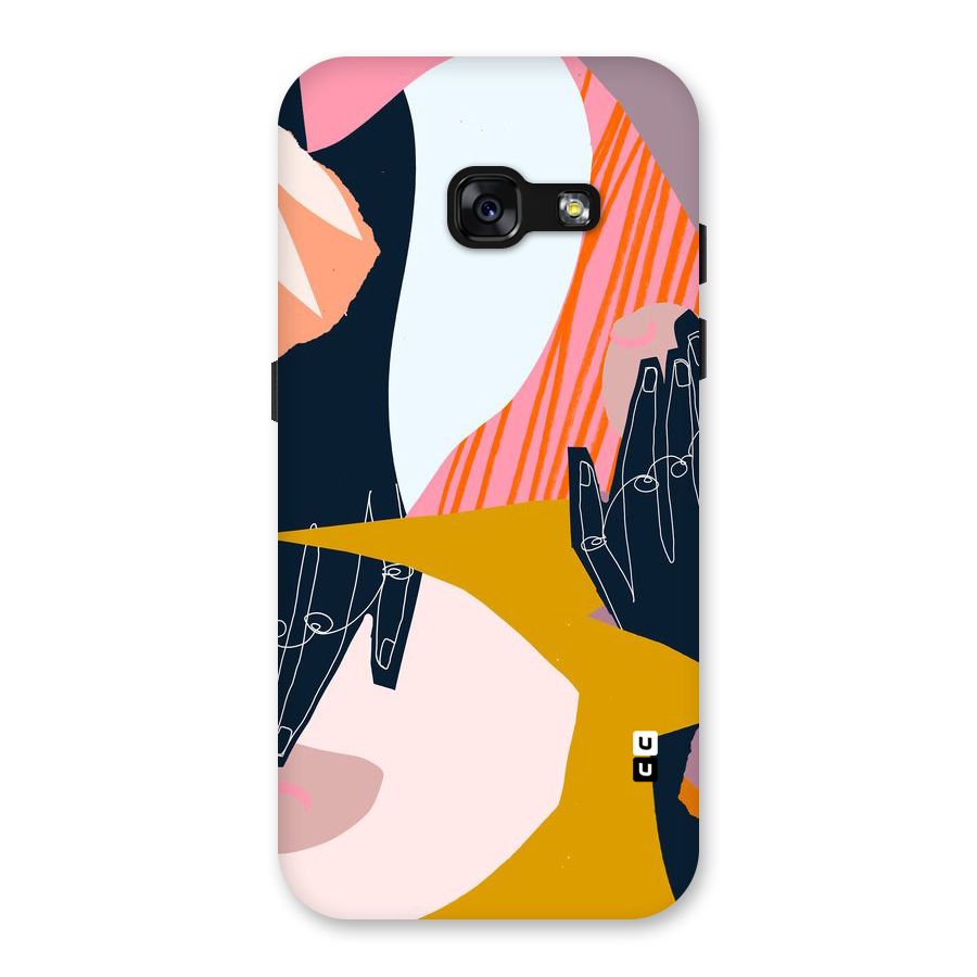 Abstract Hands Back Case for Galaxy A3 (2017)