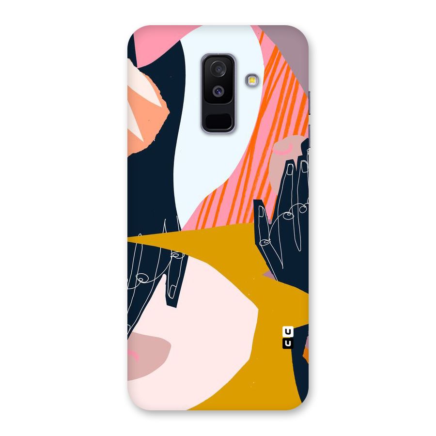 Abstract Hands Back Case for Galaxy A6 Plus