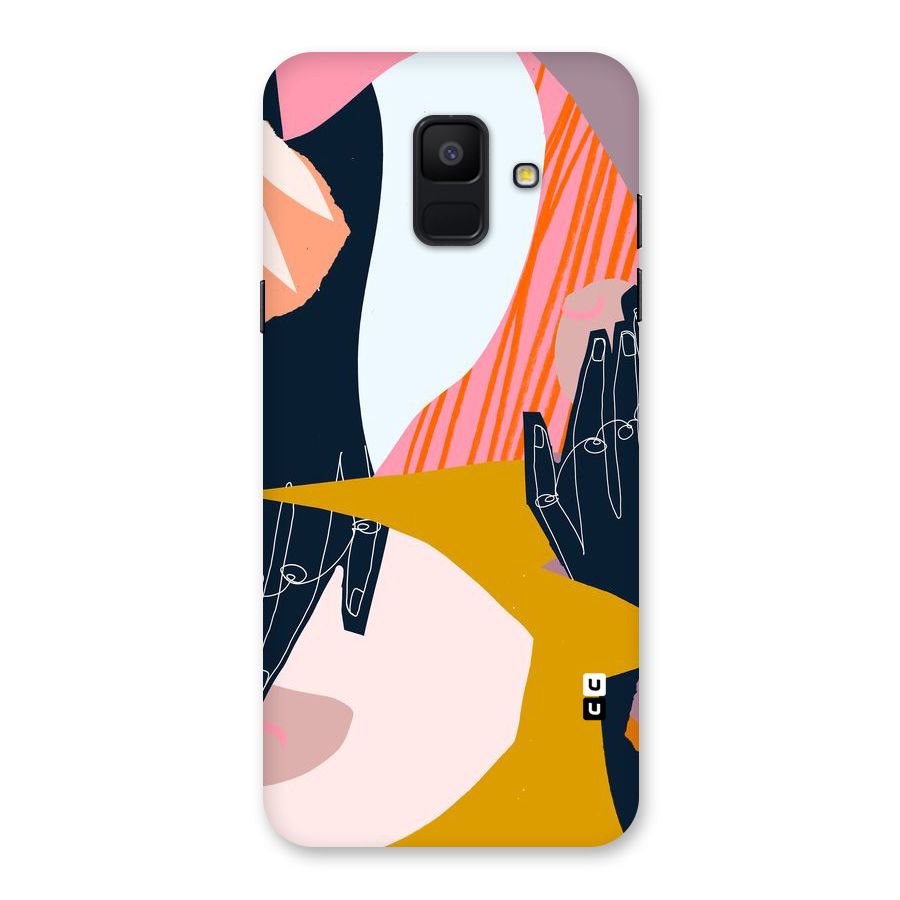 Abstract Hands Back Case for Galaxy A6 (2018)