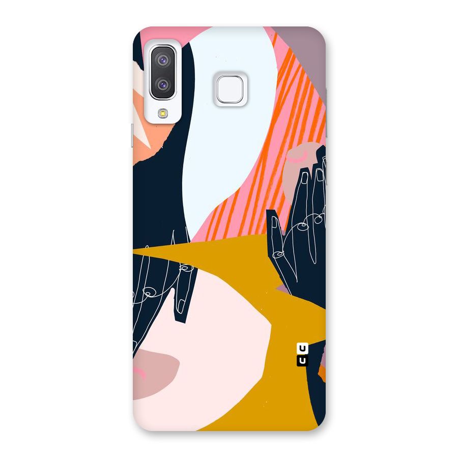Abstract Hands Back Case for Galaxy A8 Star