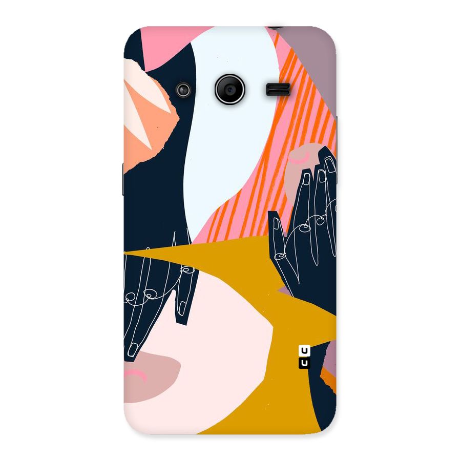 Abstract Hands Back Case for Galaxy Core 2
