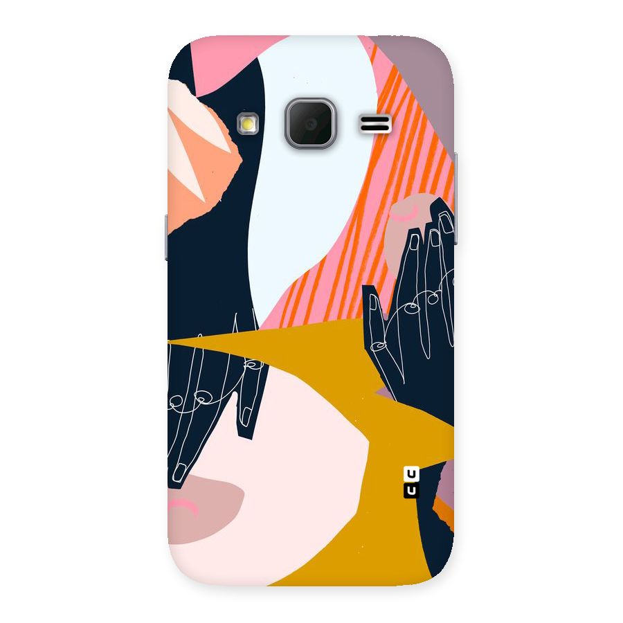 Abstract Hands Back Case for Galaxy Core Prime