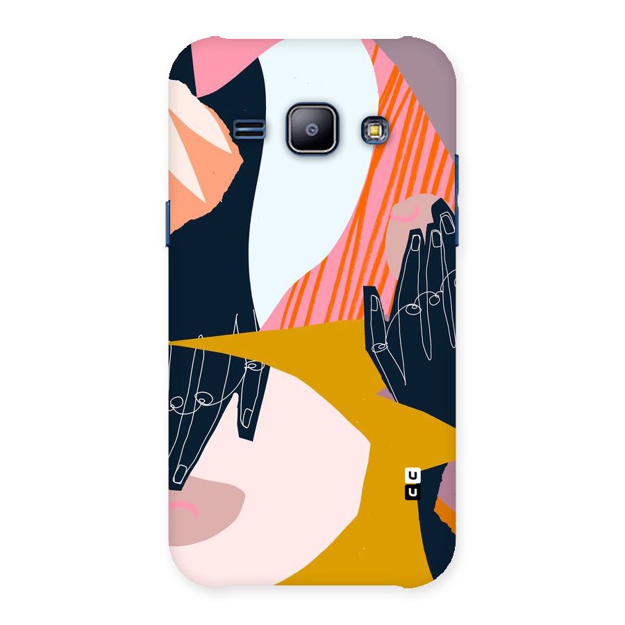 Abstract Hands Back Case for Galaxy J1