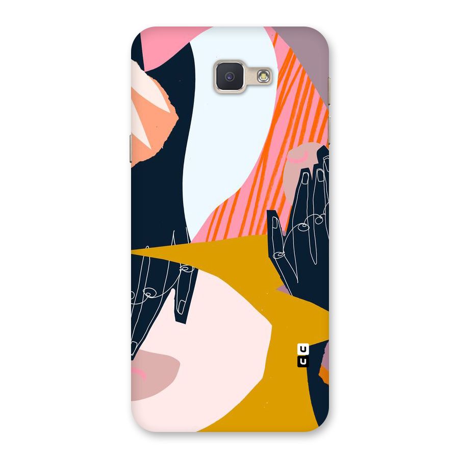 Abstract Hands Back Case for Galaxy J5 Prime