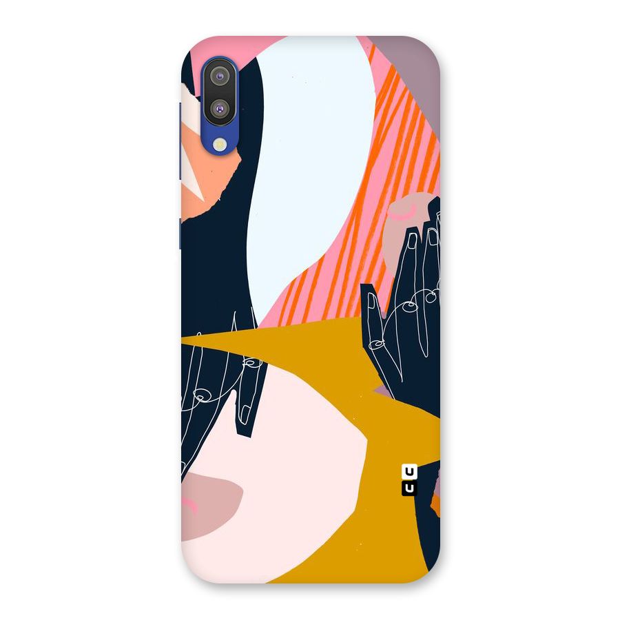 Abstract Hands Back Case for Galaxy M10