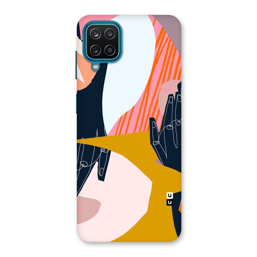 Abstract Hands Back Case for Galaxy M12