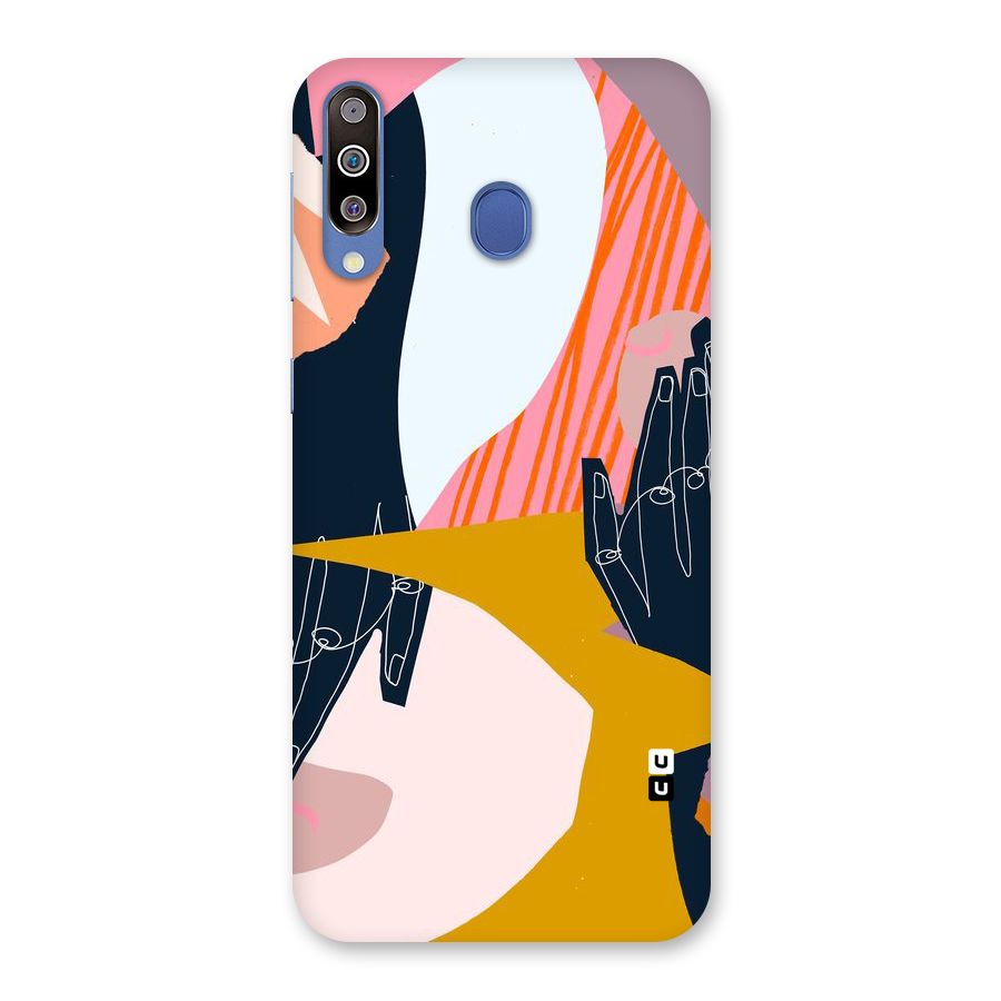 Abstract Hands Back Case for Galaxy M30