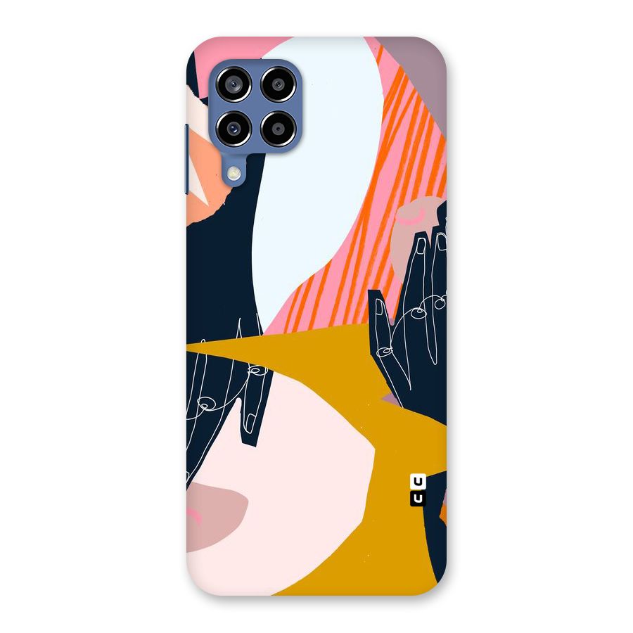 Abstract Hands Back Case for Galaxy M53 5G