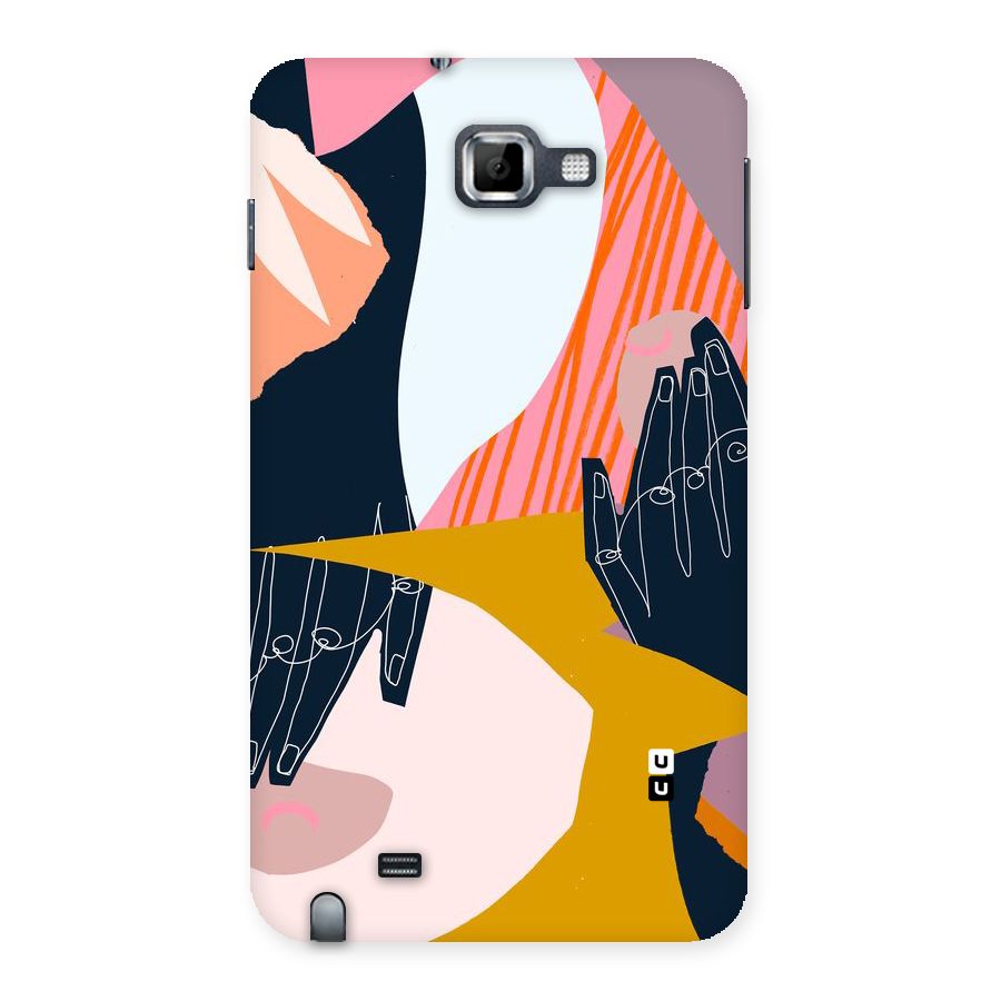 Abstract Hands Back Case for Galaxy Note