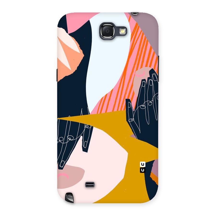 Abstract Hands Back Case for Galaxy Note 2