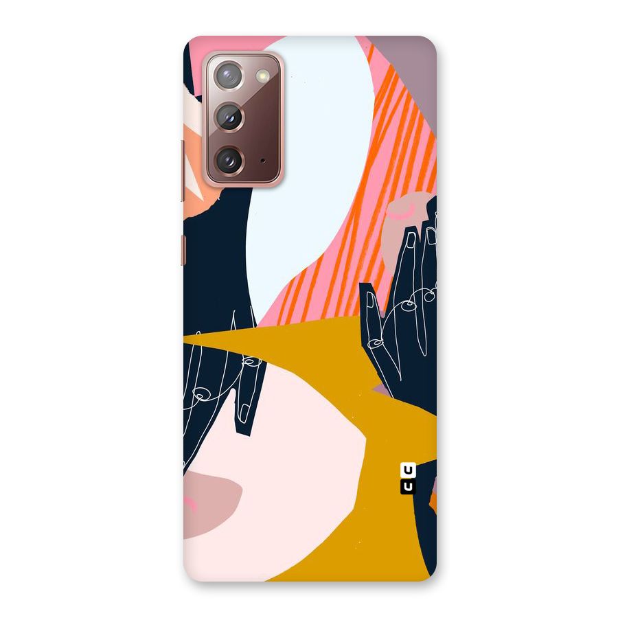 Abstract Hands Back Case for Galaxy Note 20