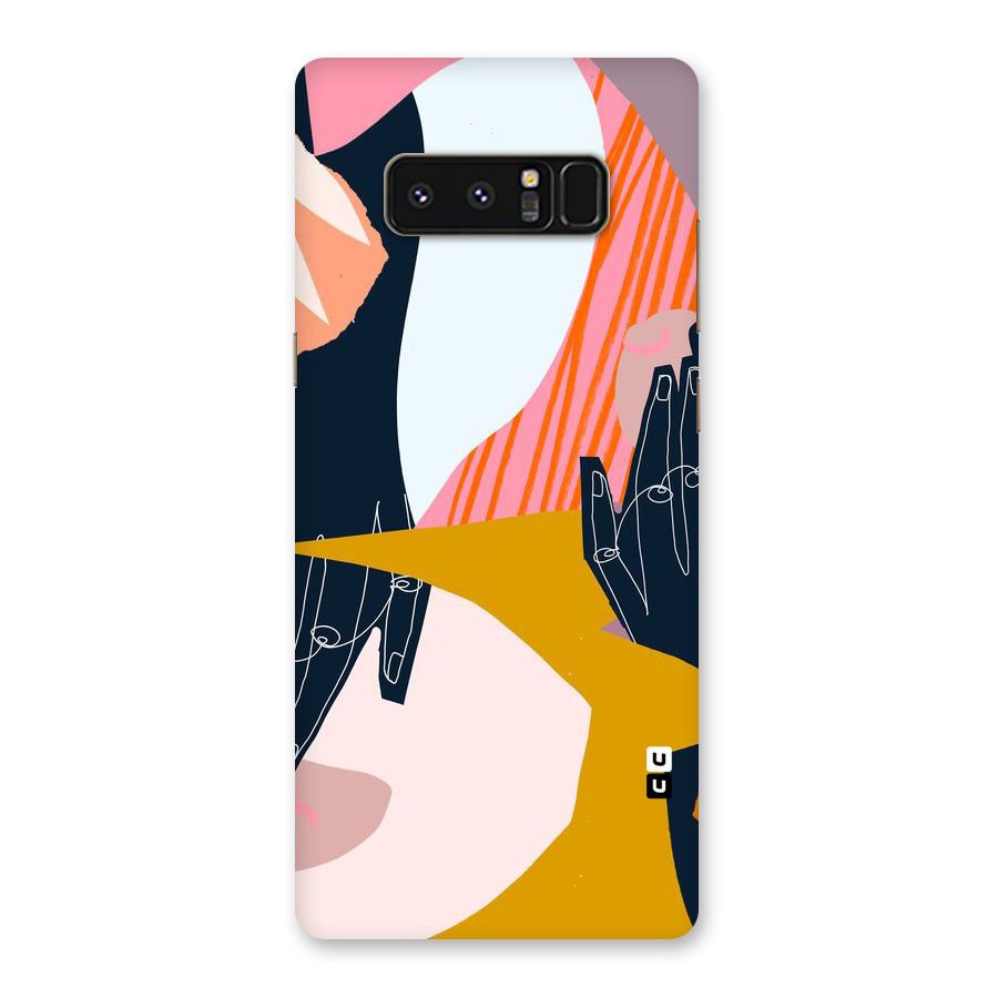 Abstract Hands Back Case for Galaxy Note 8