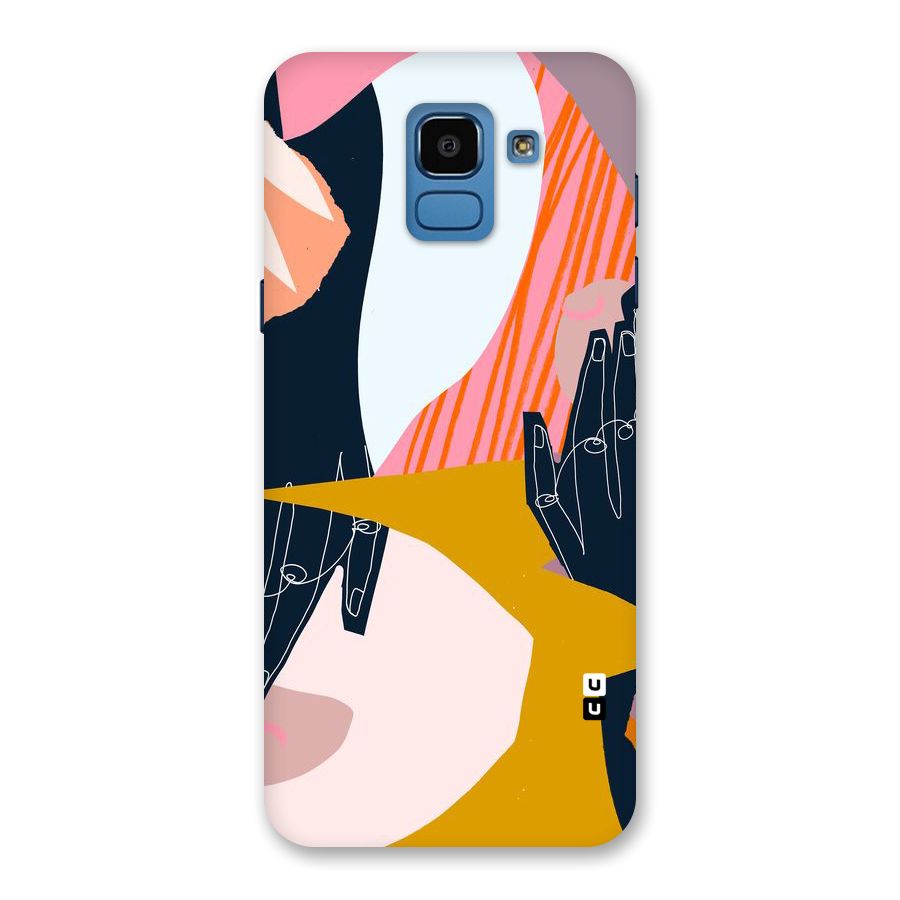 Abstract Hands Back Case for Galaxy On6