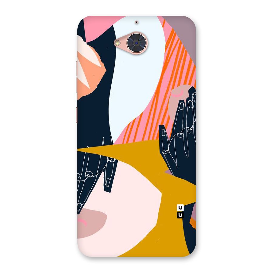 Abstract Hands Back Case for Gionee S6 Pro