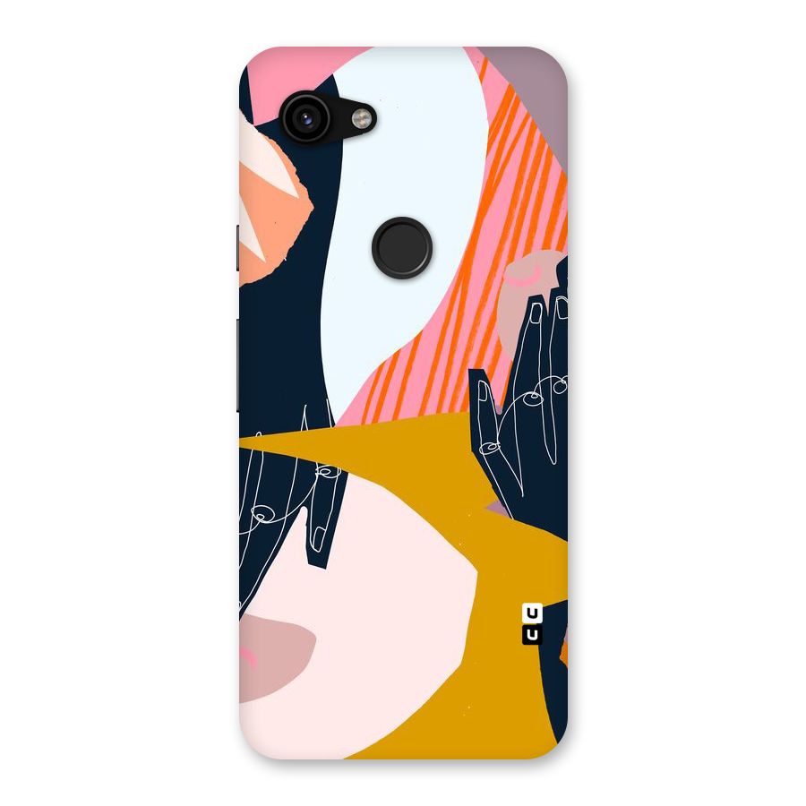 Abstract Hands Back Case for Google Pixel 3a