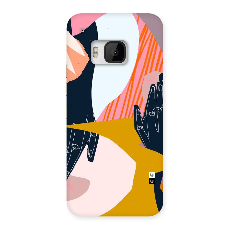 Abstract Hands Back Case for HTC One M9