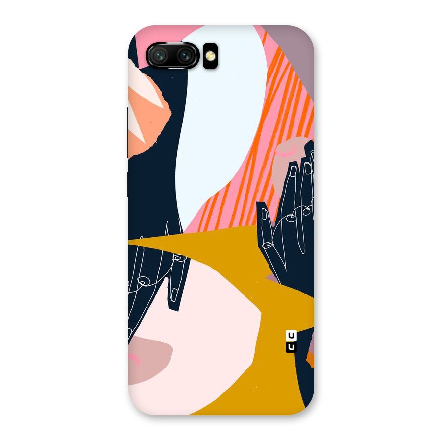 Abstract Hands Back Case for Honor 10