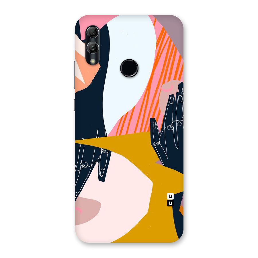 Abstract Hands Back Case for Honor 10 Lite