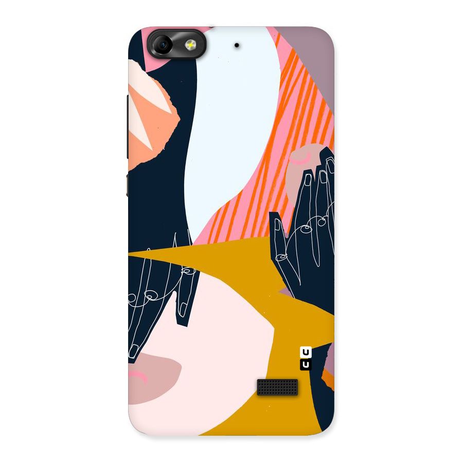 Abstract Hands Back Case for Honor 4C