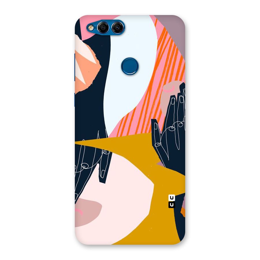 Abstract Hands Back Case for Honor 7X