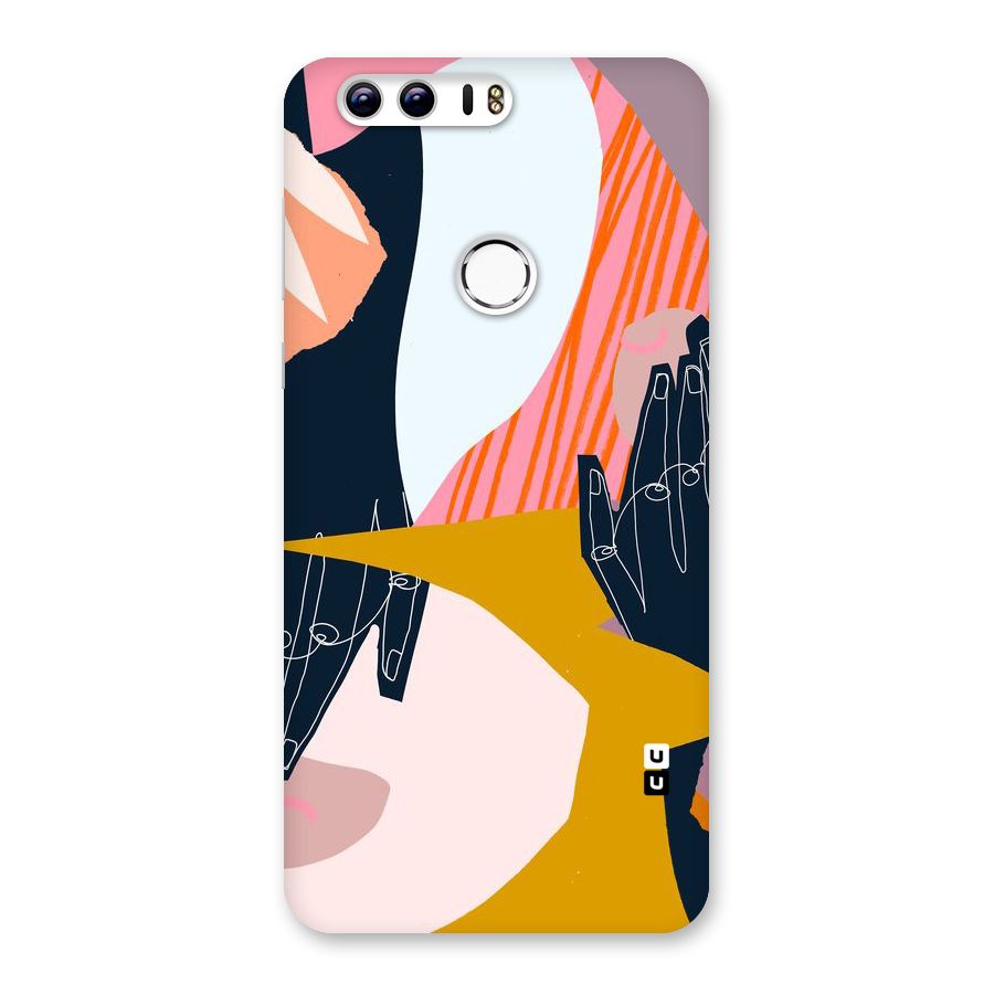 Abstract Hands Back Case for Honor 8